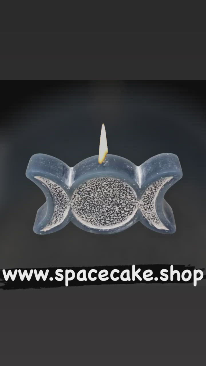 Moon Half Moon candle