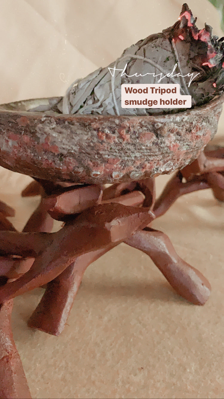 Wood TriPod shell Holder