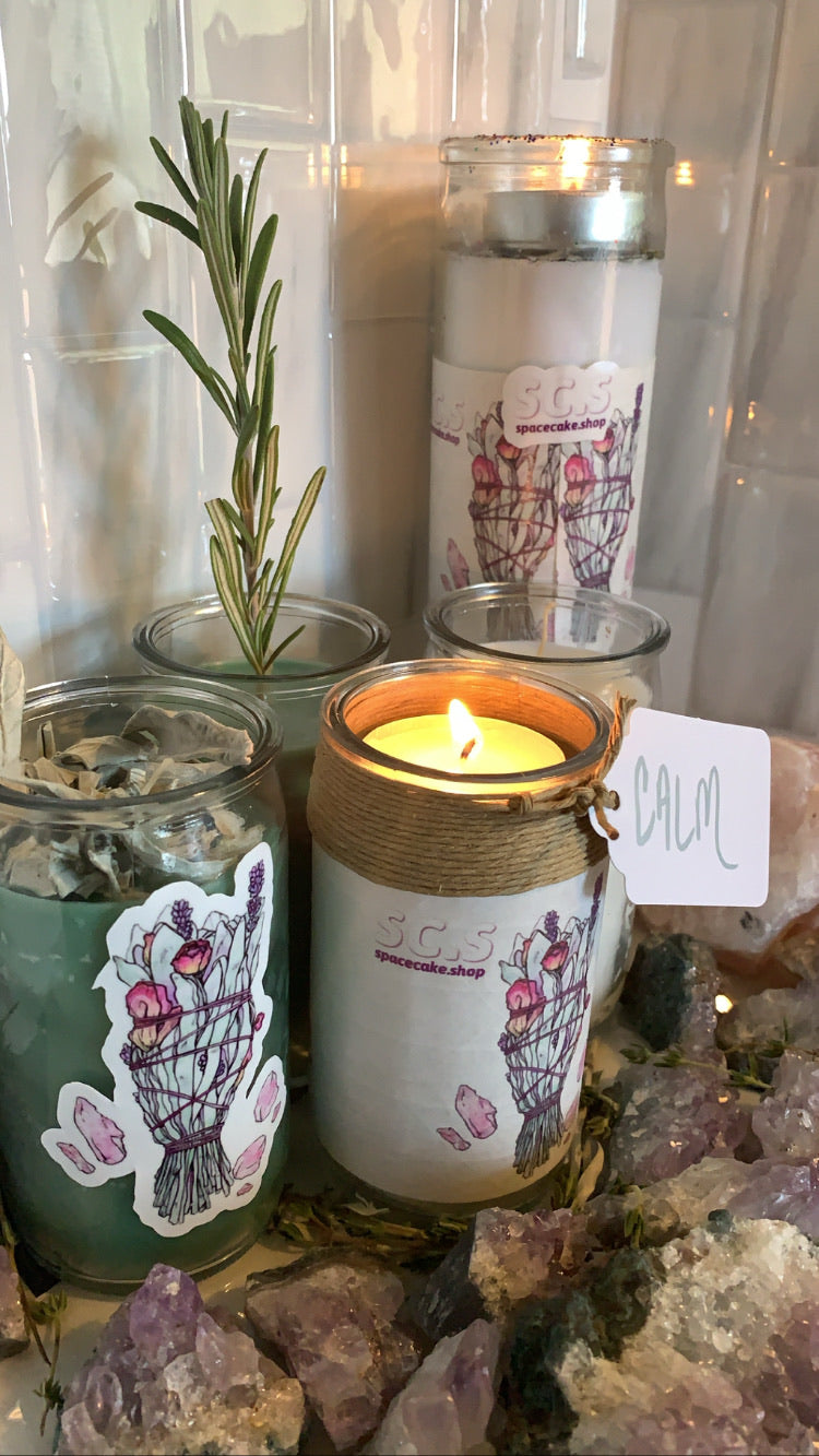 Adorned Meditation candles